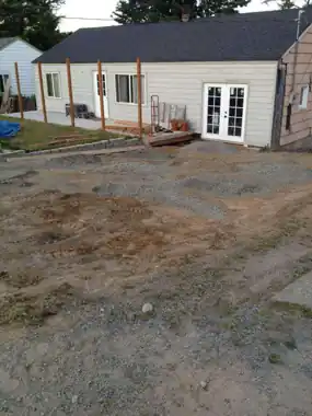 Backyard Slab in Everett, WA: concrete slab work by Redmond Concrete (photo 3 of 6)