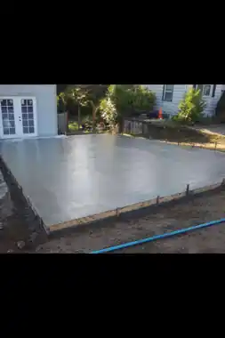 Backyard Slab in Everett, WA: concrete slab work by Redmond Concrete (photo 5 of 6)