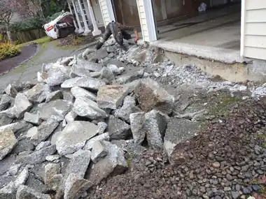 More Demolition & Tear-Outs: concrete demolition work by Redmond Concrete, concrete contractor serving Woodinville (photo 1 of 13)