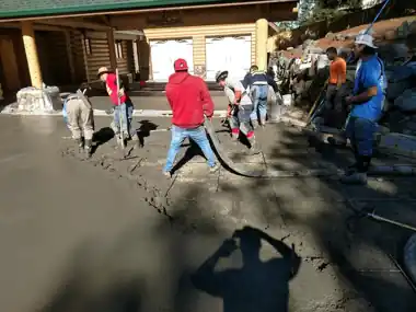Issaquah Log Home Driveway in Issaquah, WA: concrete driveway work by Redmond Concrete (photo 2 of 5)