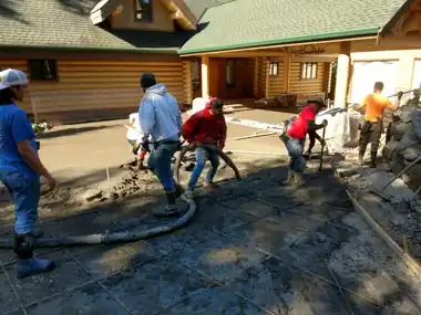 Issaquah Log Home Driveway in Issaquah, WA: concrete driveway work by Redmond Concrete (photo 3 of 5)