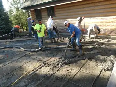 Issaquah Log Home Driveway in Issaquah, WA: concrete driveway work by Redmond Concrete (photo 4 of 5)