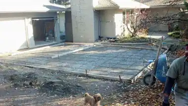 Driveway Prep & Pour in Seattle, WA: concrete driveway work by Redmond Concrete (photo 1 of 6)