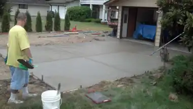 New Driveway in Everett, WA: concrete driveway work by Redmond Concrete (photo 4 of 6)