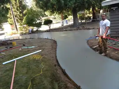 More Patios, Walkways & Steps: concrete walkway and steps work by Redmond Concrete, concrete contractor serving Kirkland (photo 17 of 31)