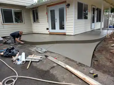 More Patios, Walkways & Steps: concrete walkway and steps work by Redmond Concrete, concrete contractor serving Redmond (photo 4 of 31)