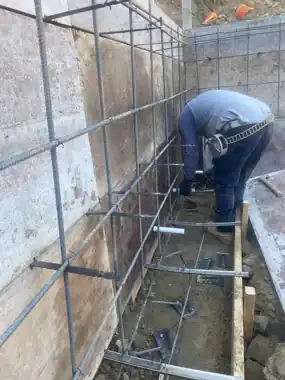 Bothell Firefighter’s Octagon Driveway & Retaining Wall in Bothell, WA: concrete driveway work by Redmond Concrete (photo 24 of 27)