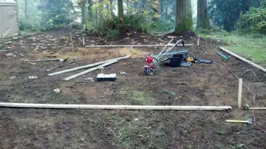 Shed Pad: concrete slab work by Redmond Concrete, concrete contractor serving Kirkland (photo 2 of 6)