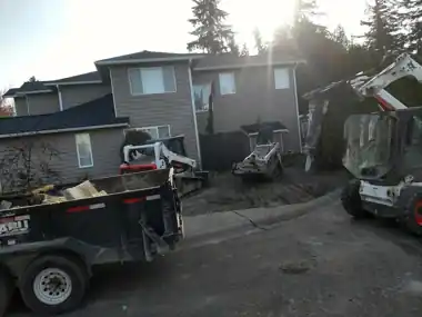 Three-Car Driveway Tear-Out & Replace: concrete demolition work by Redmond Concrete, concrete contractor serving Bothell (photo 2 of 3)