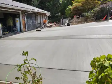 Bothell Firefighter’s Octagon Driveway & Retaining Wall in Bothell, WA: concrete driveway work by Redmond Concrete (photo 15 of 27)
